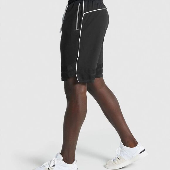 Gymshark Recess Basketball Shorts Men’s Size M Black Athletic Gym Mesh - Picture 3 of 8